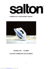 Salton SCI2009 Warranty And Instructions