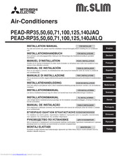 Mitsubishi Electric PEAD-RP125JA Installation Manual