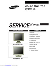 Samsung SyncMaster 180T Service Manual