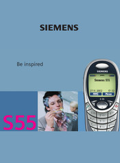 Siemens S55 Operating Instructions Manual