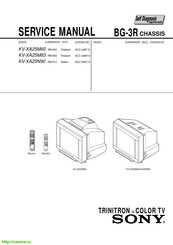 Sony TRINITRON KV-XA25M60 Service Manual