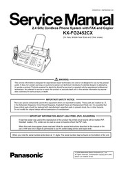 Panasonic KX-FG2452CX Service Manual