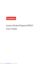 Lenovo P0510 User Manual