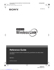 Sony DMXWL1 - BRAVIA Wireless HD Link Reference Manual