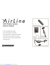 Samson AirLine AH1/QV Owner's Manual