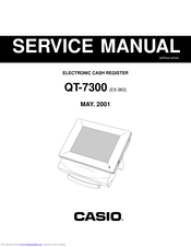 Casio QT-7300 Series Service Manual
