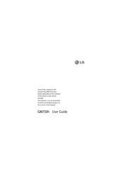 LG GM750h User Manual