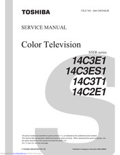 Toshiba 14C3E1 Service Manual