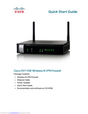 Cisco RV110W Quick Start Manual