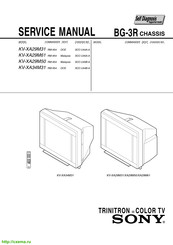 Sony Trinitron KV-XA29M61 Service Manual
