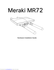 Cisco MERAKI MR72 Hardware Installation Manual
