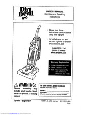Dirt Devil M088900 Owner's Manual
