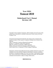 TYAN S2054 User Manual