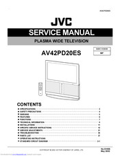 JVC AV42PD20ES Service Manual