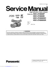 Panasonic HDC-Z10000E Service Manual