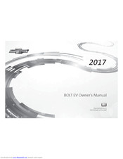 Chevrolet BOLT EV2017 Owner's Manual