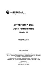 Motorola ASTRO XTS 2500 User Manual