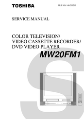 Toshiba MW 20FM1 Service Manual