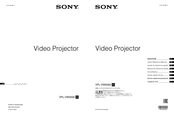 Sony VPL-VW5000 Quick Reference Manual