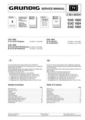 Grundig CUC 1852 Service Manual