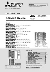 Mitsubishi MXZ-5D102VA Service Manual