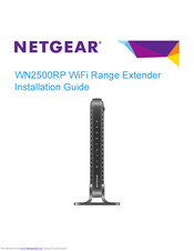 NETGEAR WN2500RP Installation Manual