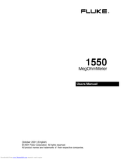 Fluke 1550 User Manual