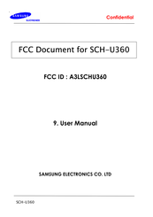 Samsung Gusto SCH-U360 User Manual