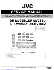 JVC DR-MV2SEU Service Manual