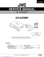 JVC CH-X470RF J Service Manual