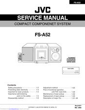 JVC FS-A52 Service Manual