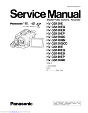 Panasonic NV-GS150GCD Service Manual