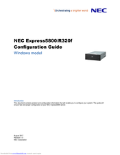 Nec Express5800 Configuration Manual