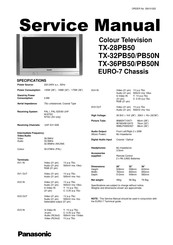 Panasonic TX-36PB50N Service Manual