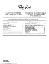 Whirlpool W10562346B Use And Care Manual