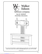 Walker Edison V42MWF Assembly Instruction Manual