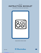 Electrolux EHE 682 Instruction Booklet