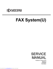 Kyocera Fax System (U) Service Manual
