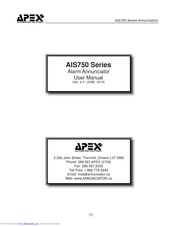 Apex Digital AIS750 Series User Manual