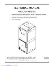 Goodman AVPTC42D14A Technical Manual
