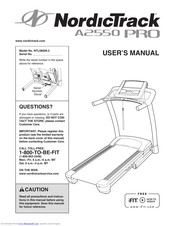 Nordictrack A2550 PRO User Manual