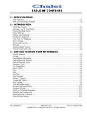Winnebago Chalet 27CR2006 Manual