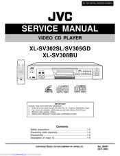 JVC XL-SV308BU Service Manual
