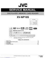 JVC XV-NP10S Service Manual