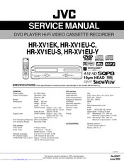 JVC HR-XV1EU-Y Service Manual