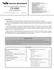 Vertex Standard VX-5500L Service Manual