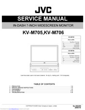 JVC KV-M706 Service Manual