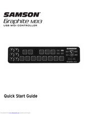 Samson Graphite MD13 Quick Start Manual