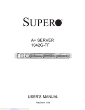 Supero 1042G-TF User Manual
