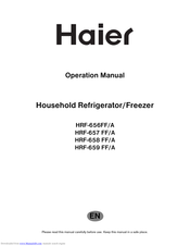 Haier HRF-656FF/A Operation Manual